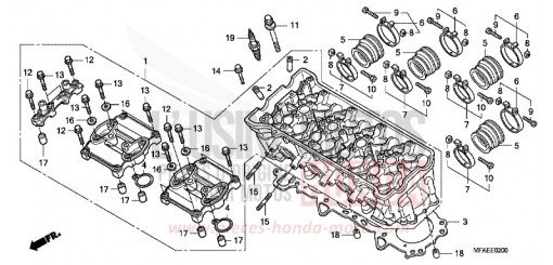 CYLINDER HEAD CBF1000A de 2010